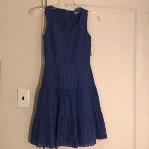 Adorable periwinkle blue eyelet dress!